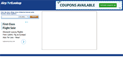 Desktop Screenshot of airportlookup.com